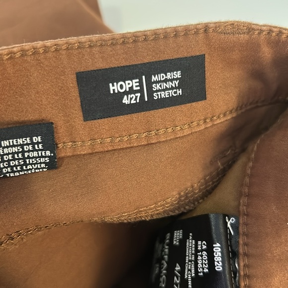 Buffalo David Bitton Chocolate Brown Mid Rise Skinny Stretch Jeans Size 27 New! - Picture 8 of 8